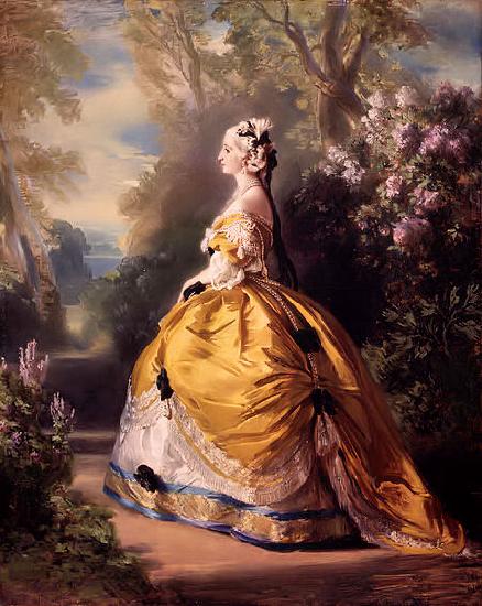 Franz Xaver Winterhalter Empress Eugeie oil painting picture